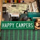 Happy Campers Street Metal Sign
