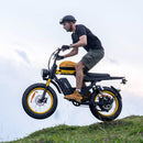 HappyRun G100 (G100 Pro) Long Distance Electric Fat Tire Bike Motorcycle (SAK95715)
