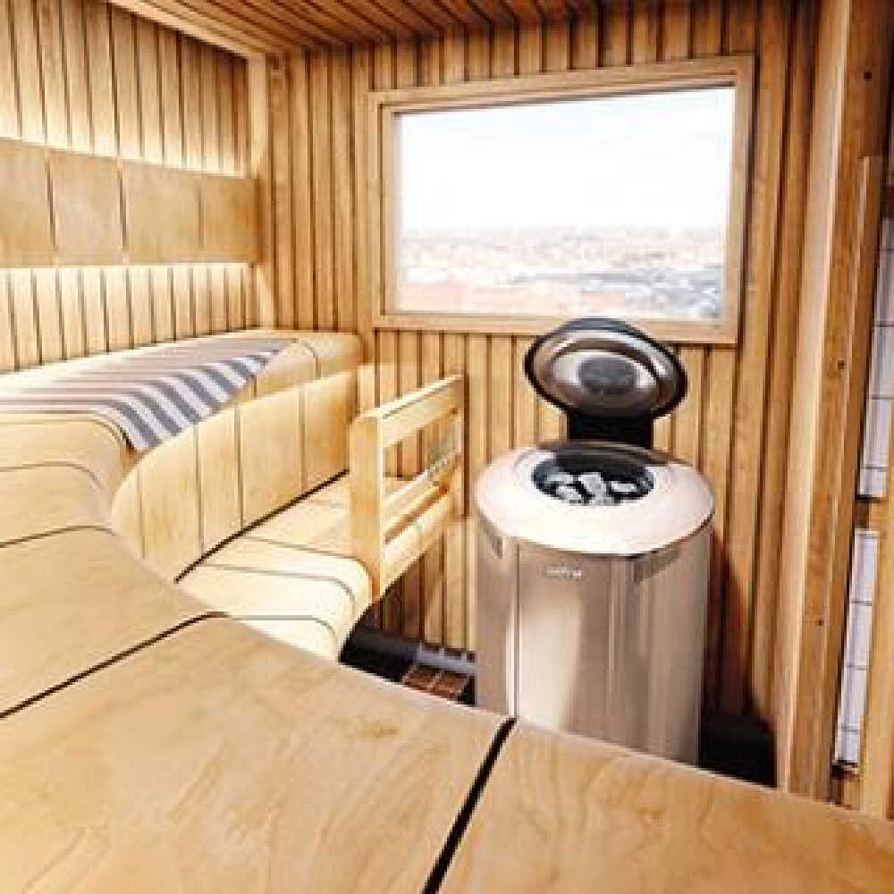 Harvia Forte AF Sauna Heater With Keypad Lock, Splash Proof Control Pa
