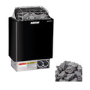 Harvia KIPB Wet Dry Electric Sauna Heater Stove With Built-In Controls & Sauna Stones (SAK47351)