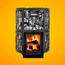 Harvia GreenFlame Legend 240 Wood Sauna Stove With Sauna Stones, 15.9KW [WK200LD] (SAK84935)