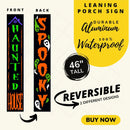 Haunted House Halloween Porch Sign