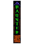 Haunted House Halloween Porch Sign
