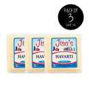 Havarti Cheese Block | Pack of 3 | 8 oz | Jisa's Farmstead Cheese