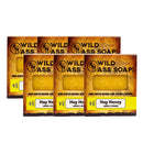 Tallow Bar Soap | Hay Honey Scent | Pack of 6 | 4.5 oz | Palm Oil & Paraben Free | Wild Ass Soap Co
