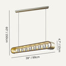 Hayat Linear Chandelier