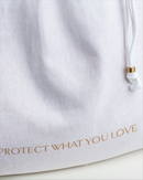 3 Small Organic Cotton Dust Bags