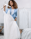 Long Organic Cotton Hanging Bag