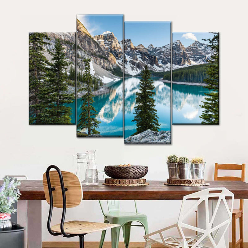 Moraine Lake Reflections Wall Art