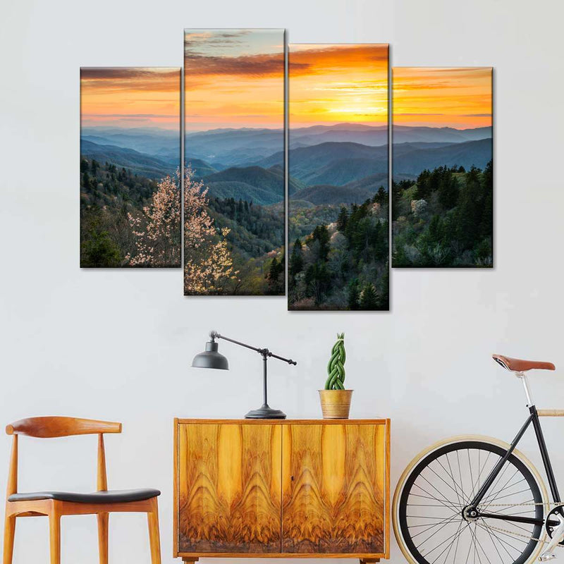 Great Smoky Mountains Sunrise Wall Art