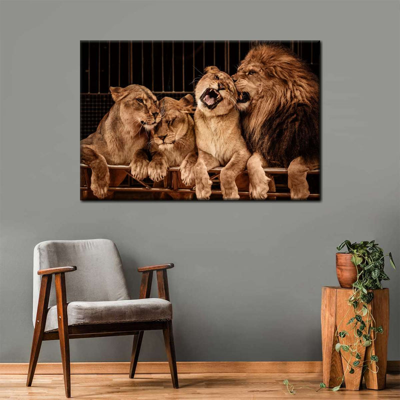 Pride Of Lions Wall Art