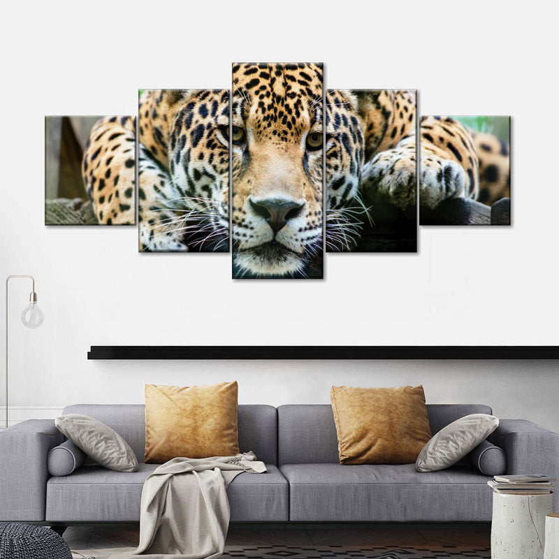 Lazy Leopard Wall Art