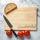 Heart Names Cutting Board