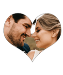 Heart Shaped Personalized Photo Blanket | Custom Picture Blanket