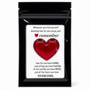 Remember Heart Charm | Multiple Color Options | Color Crete Creations