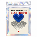 Best Friend Heart Charm | Multiple Color Options | Color Crete Creations