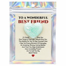 Best Friend Heart Charm | Multiple Color Options | Color Crete Creations