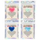 Best Friend Heart Charm | Multiple Color Options | Color Crete Creations