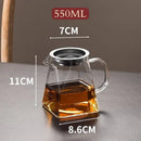 Heat resistant glass fair cup kung fu tea set dining room dispenser