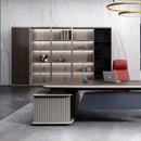 Langford · Office Shelves w/ Lighting & Wardrobe Storage