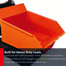 Heavy-Duty 1100LBS 10HP Gas-Powered Track Barrow With Hydraulic Assist (SAK48291)