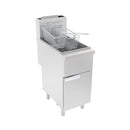 Heavy-Duty 120K BTU Commercial Stainless Steel Natural Gas Deep Fryer With Baskets (SAK97012)