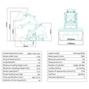 Heavy-Duty 13HP Mini Skid Steer Loader Crawler With Bucket (SAK34261)