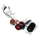 Heavy-Duty 2.5HP 2-Stroke 52CC Gas-Powered Walk-Behind Brush Sweeper Broom, 24" (SAK38624)