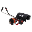 Heavy-Duty 2.5HP 2-Stroke 52CC Gas-Powered Walk-Behind Brush Sweeper Broom, 24" (SAK38624)