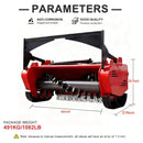 Heavy-Duty 46-Inch Drum Forestry Skid Steer Mulcher Attachment (SAK30495)