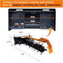 Heavy-Duty 48-Inch Skid Steer Attachment Trencher With Auger (SAK16842)