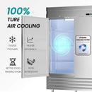 Heavy-Duty 54-Inch 2-Door Stainless Steel Commercial Freezer With OmniSmart Temperature Control (SAK91765)