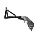 Heavy-Duty 72-Inch 3-Point Tow Behind Tractor Dethatcher Attachment With Steel Tines (SAK79426)