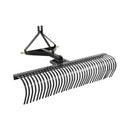 Heavy-Duty 72-Inch 3-Point Tow Behind Tractor Dethatcher Attachment With Steel Tines (SAK79426)
