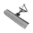 Heavy-Duty 72-Inch 3-Point Tow Behind Tractor Dethatcher Attachment With Steel Tines (SAK79426)