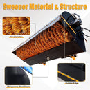 Heavy-Duty 72-Inch Industrial Skid Steer Sweeper Attachment (SAK87013)