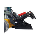 Heavy-Duty 72-Inch Rock Grapple Bucket Skid Steer Attachment With Quick Attach (SAK85019)