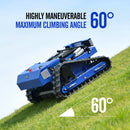 Heavy-Duty 7HP Commercial Remote-Controlled Tracked Gasoline Lawn Mower (SAK94270)