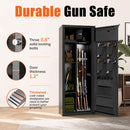 Heavy-Duty 8-Gun Fingerprint Lock Safe With Keypad, Alarm, Rifle And Pistol Storage (SAK21864)