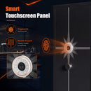 Heavy-Duty 8-Gun Fingerprint Lock Safe With Keypad, Alarm, Rifle And Pistol Storage (SAK21864)