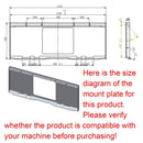 Heavy-Duty 89-Inch Snow Bucket Skid Steer Attachment With Swing Doors (SAK48371)