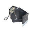 Heavy-Duty 89-Inch Snow Bucket Skid Steer Attachment With Swing Doors (SAK48371)