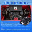 Heavy-Duty 9HP Commercial Remote-Controlled Oil-Electric Hybrid Track Drive With Plow (SAK76425)