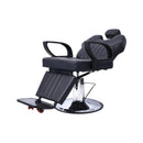 Heavy-Duty Extra-Wide PU Leather Hydraulic Reclining Barber Chair (SAK74613)