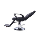 Heavy-Duty Extra-Wide PU Leather Hydraulic Reclining Barber Chair (SAK74613)