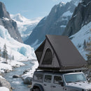 Trailora Ridge Heavy-Duty Aluminum Hard-Shell Rooftop Tent With Ladder, LED Lighting, And Memory Foam Mattress (SAK82931)