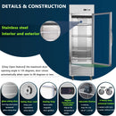 Heavy-Duty Commercial Upright ETL Certified Freezer For Restaurants, Bars, And Supermarkets (SAK01847)