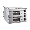 Heavy-Duty Electric 2000W Indoor Commercial Countertop Double Deck Pizza Oven (SAK36147)