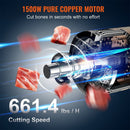Heavy-Duty Electric Stainless Steel Countertop Bone Cutting Machine, 1500W (92413758)
