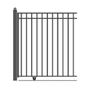 [12-30FT] Heavy-Duty Madrid-Style Premium Steel Sliding Driveway Gate (SAK23857)